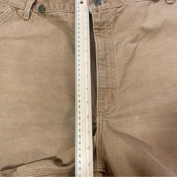 Vintage Carhartt Bucksaw Logger Shorts 42 USA Made Canvas Workwear Utility - Picture 13 of 13